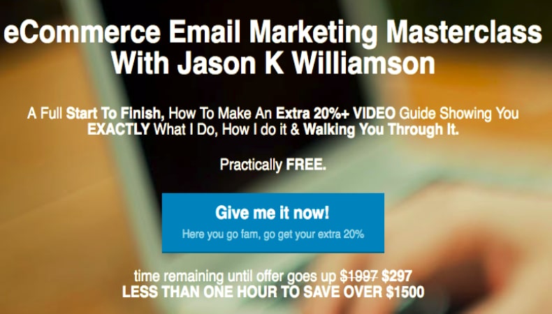 eCommerce Email Marketing Masterclass