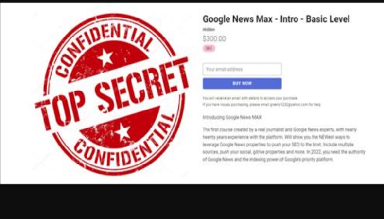 Google News Max – Intro – Basic Level