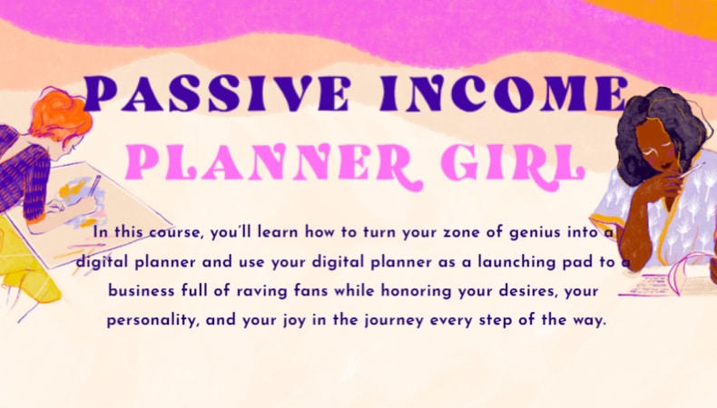 Passive Income Planner Girl