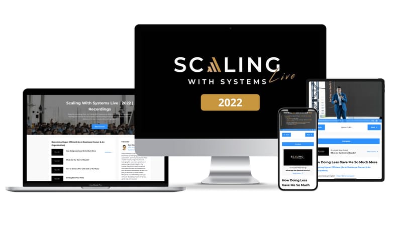 Scaling With Systems Live Recordings 2022