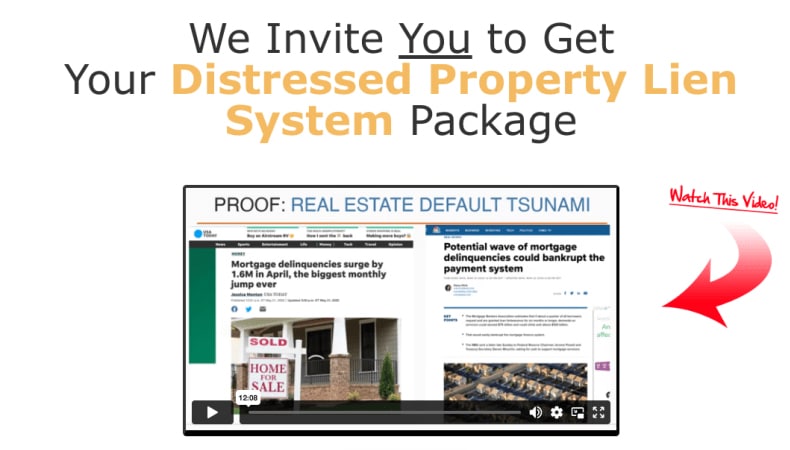 Distressed Property Lien System