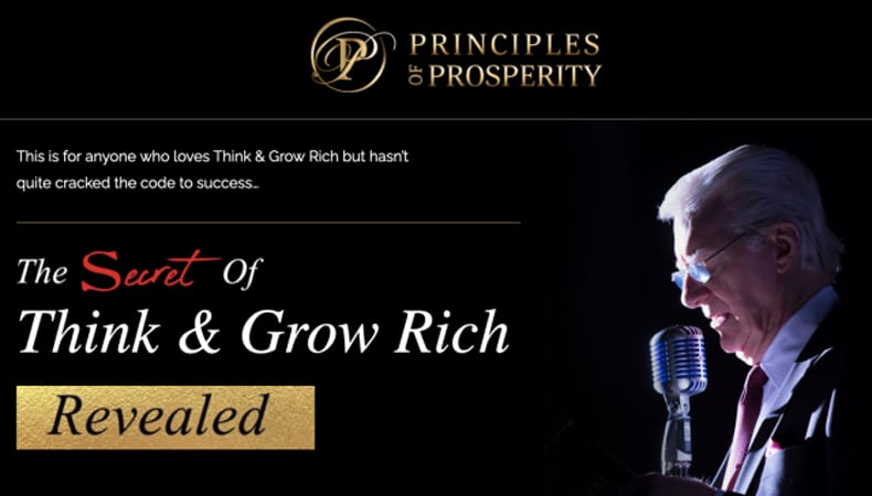 Principles Of Prosperity
