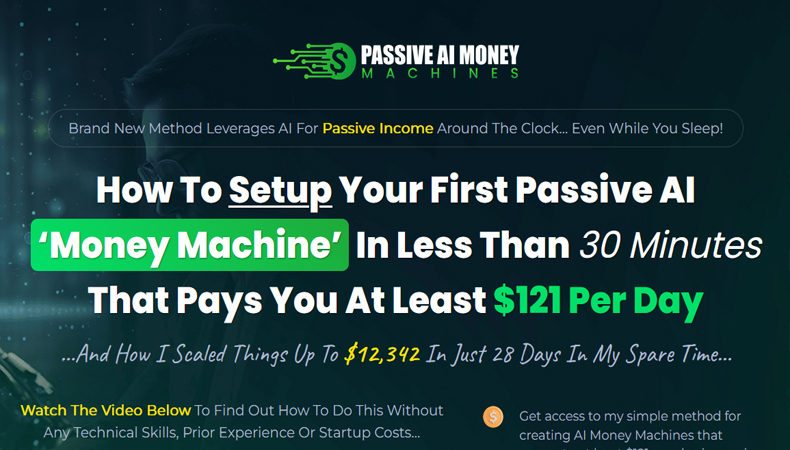 Paul James – Passive AI Money Machines