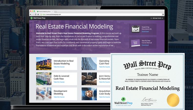 Wall Street Prep – Real Estate Financial Modeling