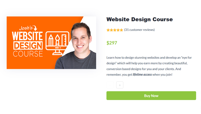 Josh Hall – Website Design Course