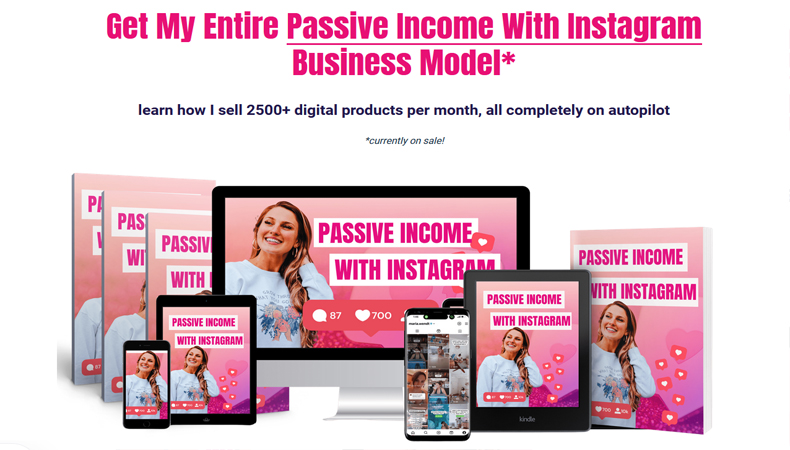 Maria Wendt – Passive Income Business With Instagram-Bundle - Ebizcourses