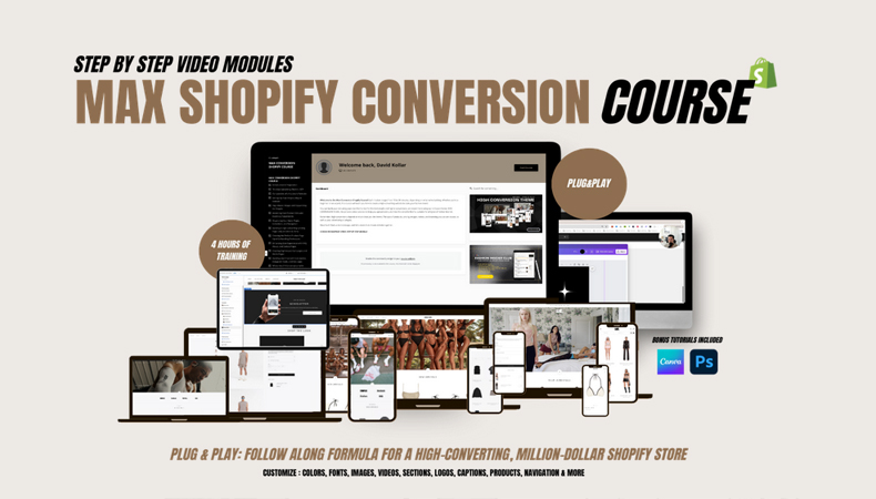 David Kollar – Max Conversion Shopify Course