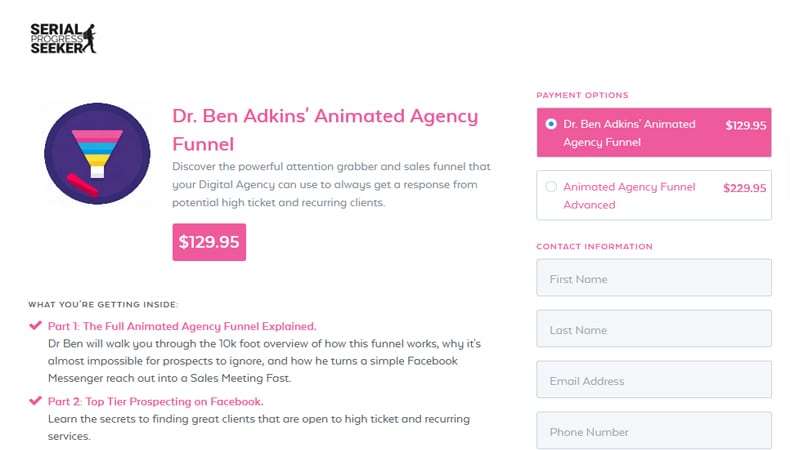 Ben Adkins – Animated Agency Funnel Advanced