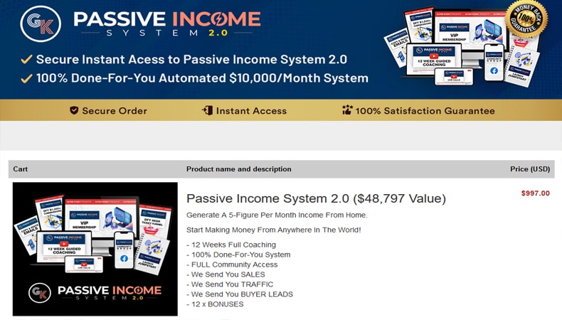 Glynn Kosky – Passive Income System 2.0