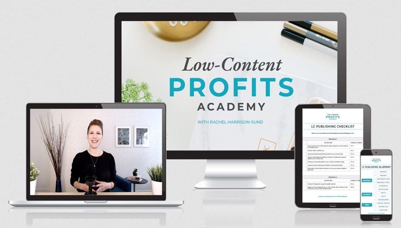 Rachel Harrison – Low-Content Profits Academy