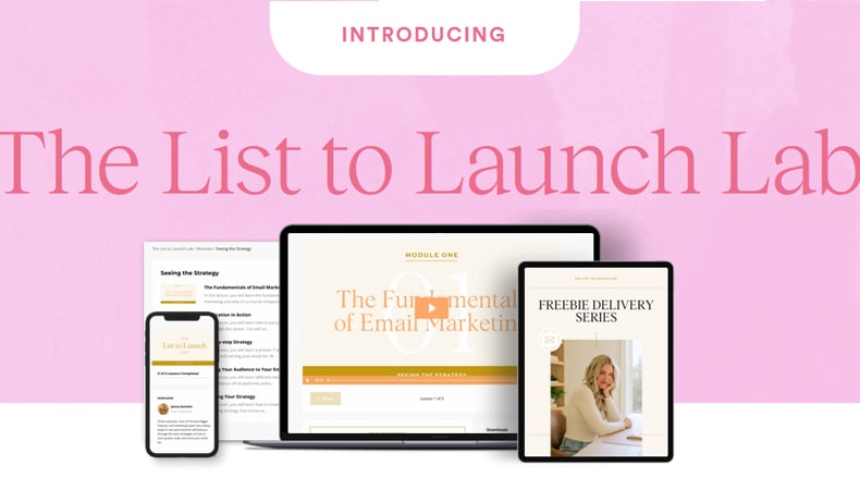 Jenna Kutcher – The List to Launch Lab