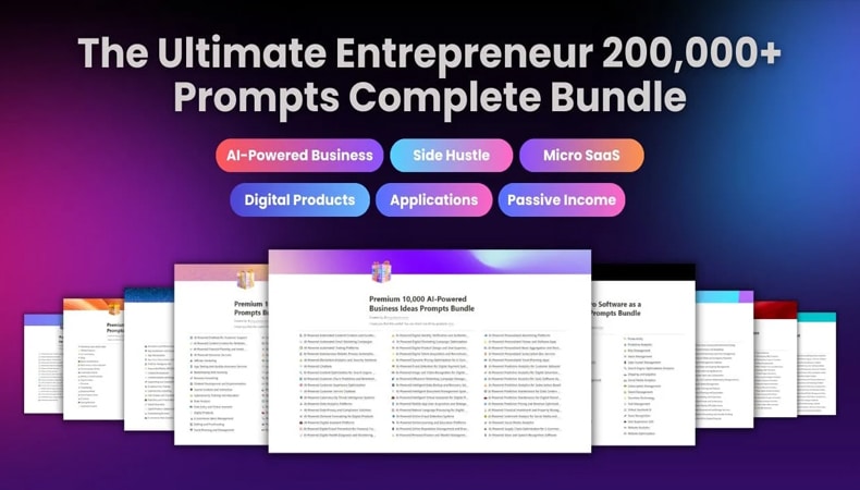 The Ultimate Entrepreneur 200000+ Prompts – Complete Bundle